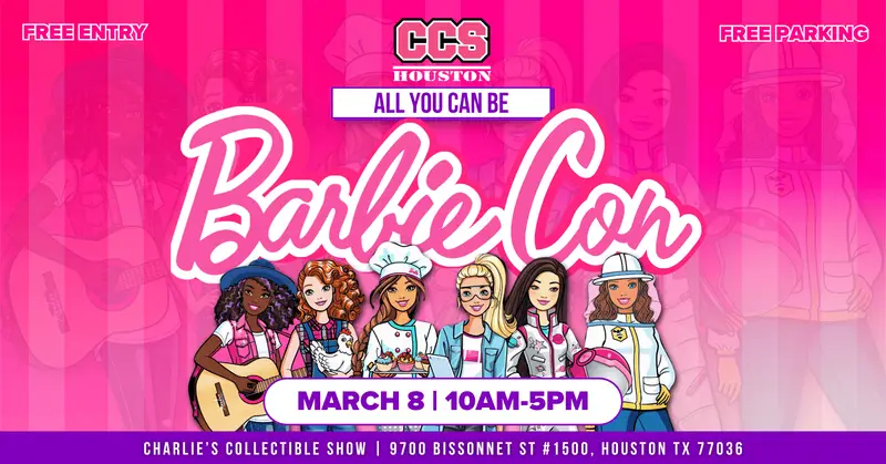 All You Can Be: Barbie Con 2026 poster
