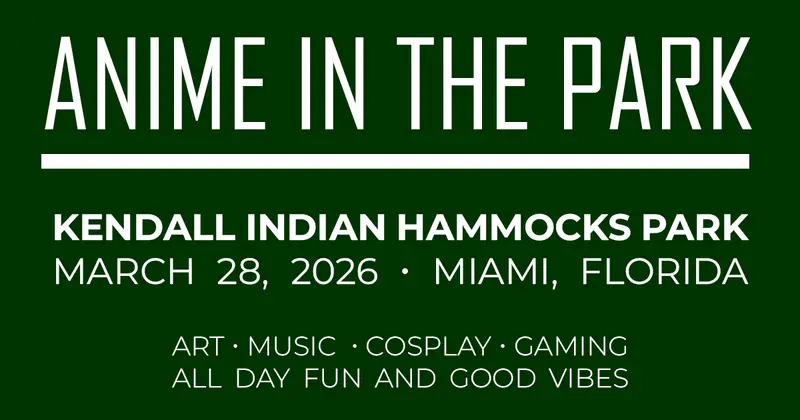 Anime in the Park Miami 2026 poster