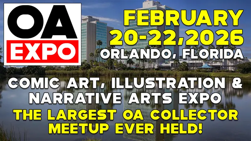 Original Art Expo (OAX) 2027 poster
