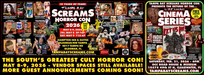 Tampa Bay Screams Horror Convention poster